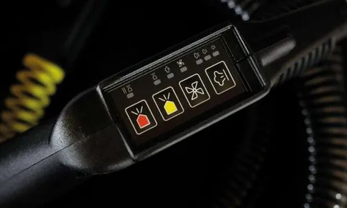 poignée de la machine a vapeur