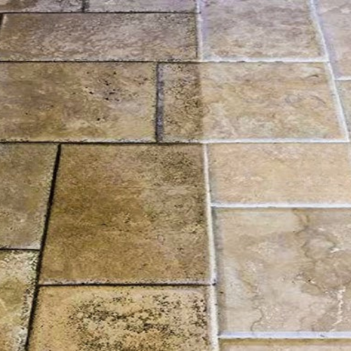 NETTOYAGE ET DÉSINFECTION illustration d'un résultat de nettoyage vapeur de joint de carrelage