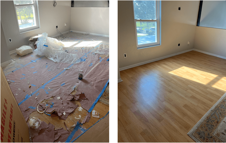 Nettoyage fin de chantier Avant apres chantier